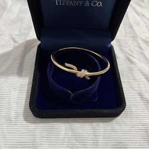 Tiffany & Co. 18K Rose Gold Knot Bracelet